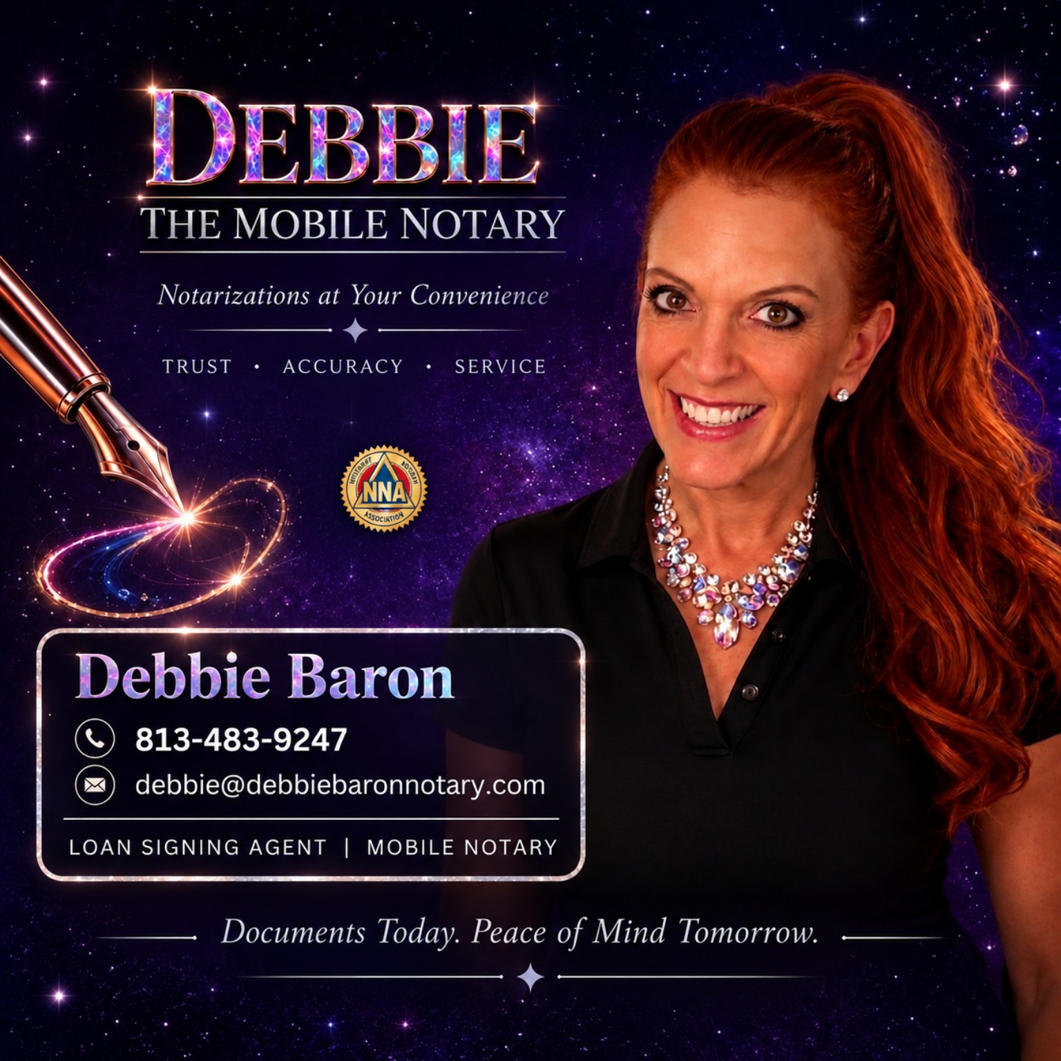 Debbie the Mobile Notary — trust, accuracy and service